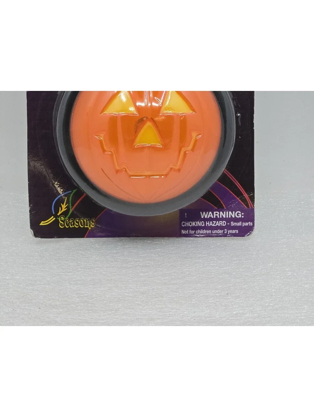 New NIP Vintage Kmart Halloween Spooky Orange Pumpkin Touch Lights NOS